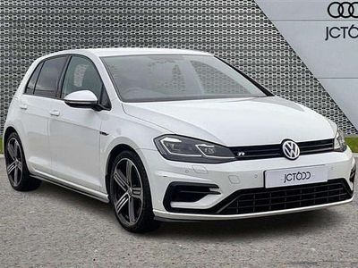 White Used 2018 VW Golf VII R Hatchback | £20,250 (Fair price)