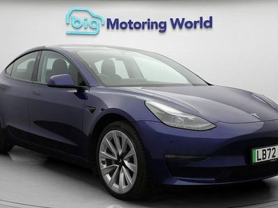 Blue Used 2022 Tesla Model 3 Long Range AWD Sedan | £21,100 (Fair price)