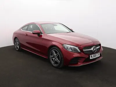Used Mercedes C200 AMG Line Premium 2018 Red Coupe