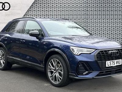 Used Audi Q3 Black Edition 150 HP (110 kW) 2025 Blue SUV