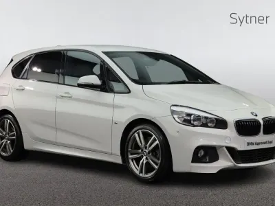 Used BMW 220 Active Tourer M Sport 187 HP (137 kW) 2017 White MPV