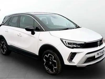 Used Vauxhall Crossland Elite 130 HP (95 kW) 2021 White SUV
