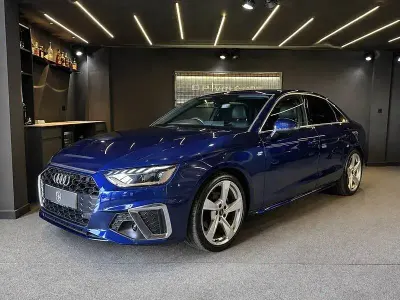 Used Audi A4 S-Line 147 HP (108 kW) 2022 Blue Sedan