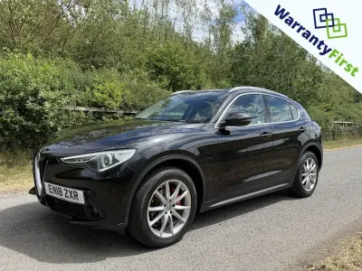 Used Alfa Romeo Stelvio Edizione Speciale 210 HP (154 kW) 2018 Black SUV