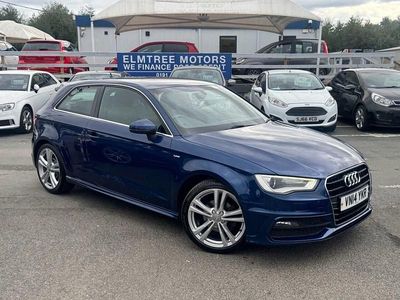 Blue Used 2014 Audi A3 S-Line Hatchback | £7,999 (A bit pricey)