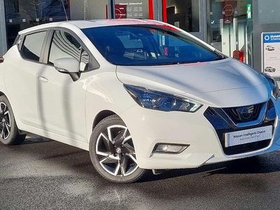 Used Nissan Micra Acenta 91 HP (66 kW) 2022 White Hatchback