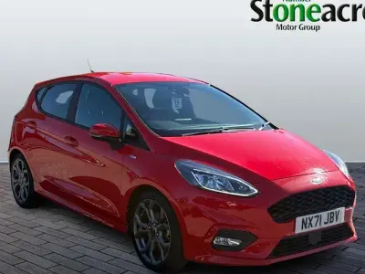 Used Ford Fiesta ST-Line 125 HP (91 kW) 2021 Red Hatchback