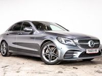 Begagnad Mercedes C220 AMG Line Premium 2020 Grå Sedan