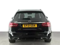 Used Mercedes C200 AMG line 184 HP (135 kW) 2020 Black Estate