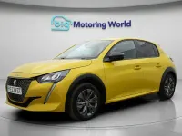 Used Peugeot e-208 Active+ 100 kW (136 HP) 2023 Yellow Hatchback