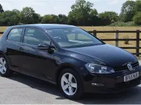 Used VW Golf VII Match 125 HP (91 kW) 2015 Black Hatchback