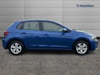 Used VW Polo SE 80 HP (58 kW) 2020 Blue Hatchback