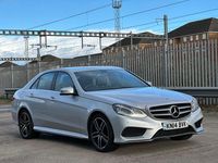 Begagnad Mercedes E220 AMG 2014 Silver Sedan