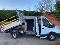 Used Ford Transit 130 HP (95 kW) 2019 White Cabriolet