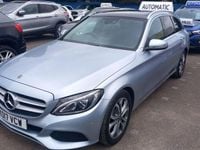 Begagnad Mercedes C200 Premium 2017 Silver Kombi