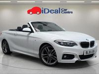 Used BMW 220 M Sport 2018 White Cabriolet