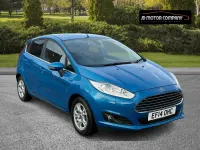 Used Ford Fiesta Titanium 95 HP (69 kW) 2014 Blue Hatchback
