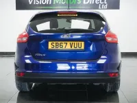 Begagnad Ford Focus Titanium 120 HK (88 kW) 2017 Blå Halvkombi