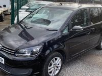 Used VW Touran SE 105 HP (77 kW) 2014 Black MPV