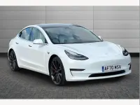 Used Tesla Model 3 Performance 461 kW (627 HP) 2020 White Sedan