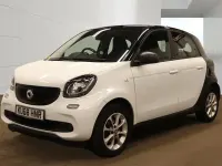 Used Smart ForFour Passion 90 HP (66 kW) 2018 Black Hatchback