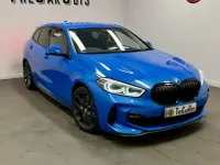 Used BMW 118 M Sport 136 HP (100 kW) 2021 Blue Hatchback