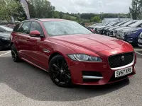 Used Jaguar XF R-Sport 2018 Red Estate