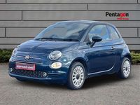 Used Fiat 500 Lounge 69 HP (50 kW) 2019 Blue Hatchback