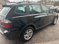 used BMW X3 2007 2.0d SE 5dr BLACK FULL SERVICE HISTORY