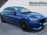 Begagnad Mercedes C350e Premium Plus 2018 Blå Sedan
