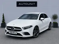 Used Mercedes A250 AMG line 224 HP (164 kW) 2021 White Sedan