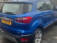 Usado Ford Ecosport Titanium 125 HP (91 kW) 2018 Azul SUV