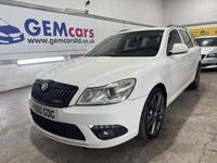 Used Skoda Octavia vRS 2010 White Estate