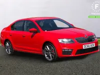 Used Skoda Octavia vRS 220 HP (161 kW) 2016 Red Hatchback