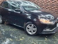 Used VW Polo Match 90 HP (66 kW) 2016 Black Hatchback