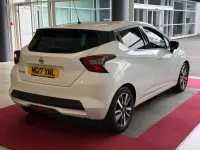 Used Nissan Micra N-Connecta 90 HP (66 kW) 2017 White Hatchback