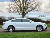 Begagnad Audi A5 Sportback Design 225 HK (165 kW) 2015 Vit Halvkombi