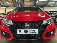 Begagnad Honda Civic Sport 120 HK (88 kW) 2016 Röd Halvkombi