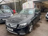 Used Mercedes E220 AMG line 194 HP (142 kW) 2017 Black Estate