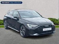 Ny Audi A3 S-Line 147 HK (108 kW) 2026 Svart Halvkombi