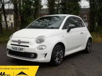 Used Fiat 500 S 69 HP (50 kW) 2016 White Hatchback