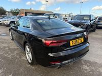 Used Audi A5 S-Line 150 HP (110 kW) 2018 Black Coupe