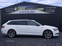 Used Skoda Superb SportLine 150 HP (110 kW) 2018 White Estate