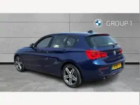 Used BMW 120 Sport Line 177 HP (130 kW) 2016 Blue Hatchback
