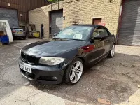 Used BMW 120 Cabriolet M Sport 2008 Black Cabriolet