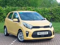 Used Kia Picanto 2023 Yellow Hatchback