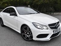 Used Mercedes E400 AMG line 2015 White Coupe