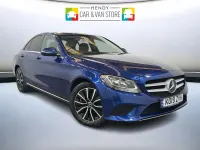 Used Mercedes C220 SE 2019 Blue Sedan