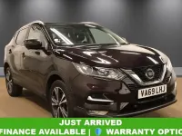 Used Nissan Qashqai N-Connecta 140 HP (102 kW) 2020 Black SUV