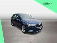 Used Skoda Fabia SE 95 HP (69 kW) 2021 Blue Estate